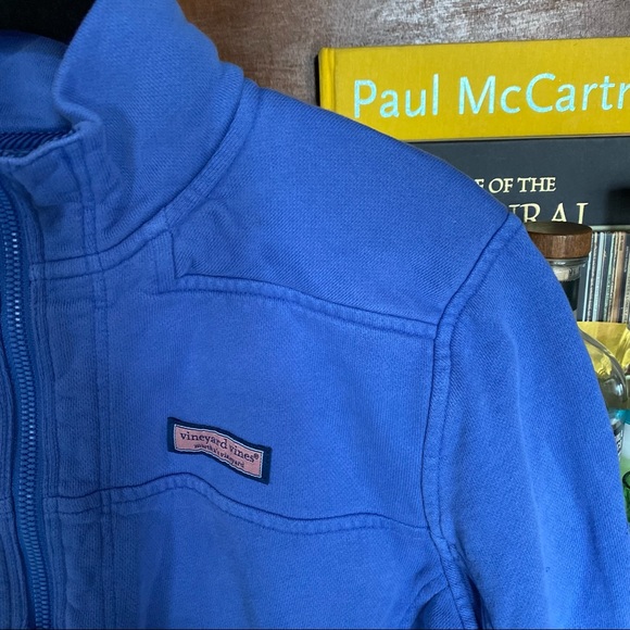 Vineyard Vines Tops - Vineyard Vines Blue Sherp Pullover size small